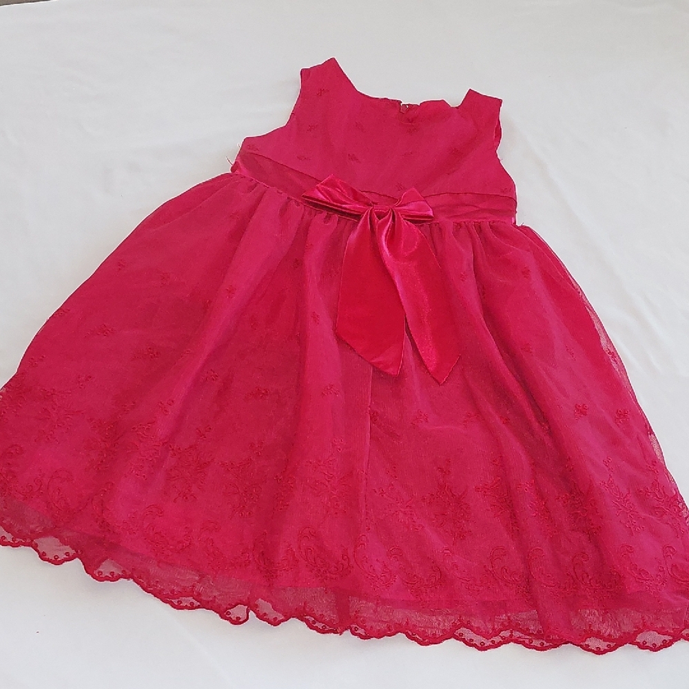Katie M size 6 Dark Red Charming Kids Formal Dress